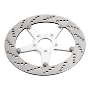 Kustom Tech K-Tech, Drilled Brake Rotor Stainless Steel 11.5 Inch – 2000–2025 Softail; 2000–2017 Dyna…