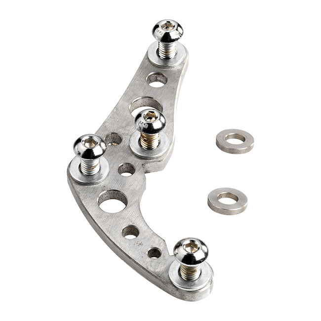 Kustom Tech K-Tech Super Freni Front Caliper Bracket. Raw – 1984–1999 H-D Models with Showa Fork