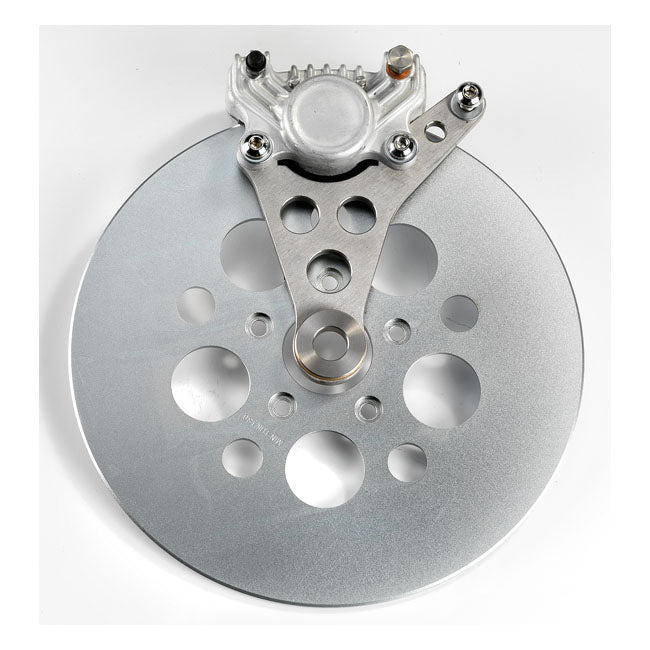 Kustom Tech K-Tech Super Freni Front Caliper Bracket. Raw – H-D Springer Models (Custom…