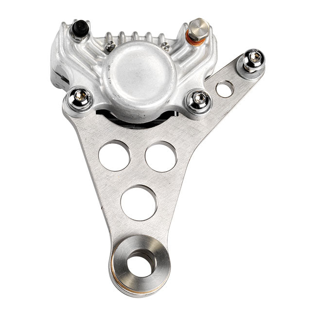 Kustom Tech K-Tech Super Freni Front Caliper Bracket. Raw – H-D Springer Models (Custom…
