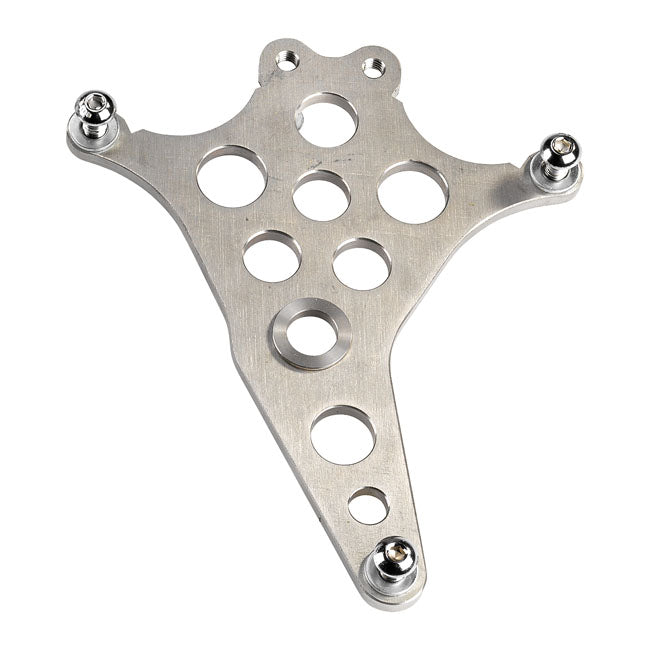 Kustom Tech K-Tech Super Freni Rear Caliper Bracket. Raw – Swingarm; Top Mount with Dual Calipers