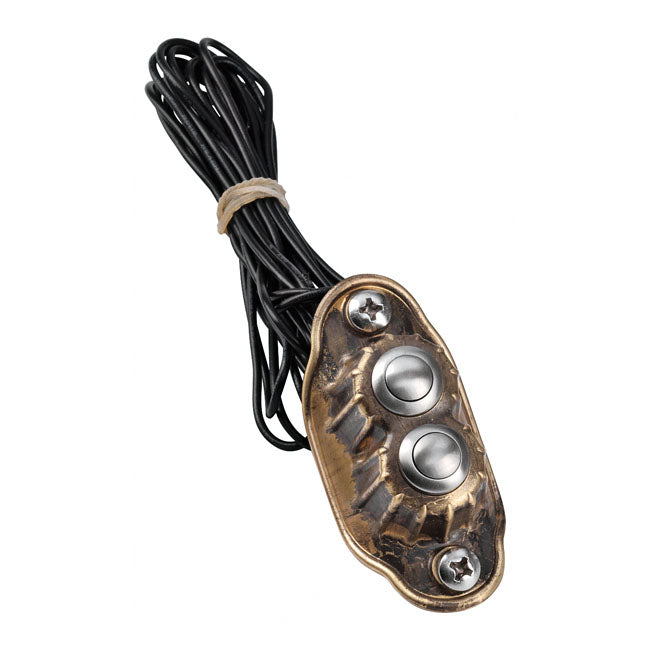Kustom Tech Deluxe Handlebar Switch. Dual Button
