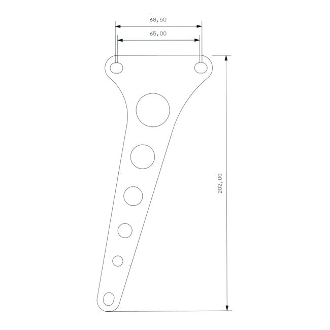Kustom Tech K-Tech, Anchor Bracket for Showa Frontend