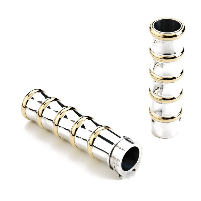Kustom Tech K-Tech, Vintage Grips Polished Alu/Brass