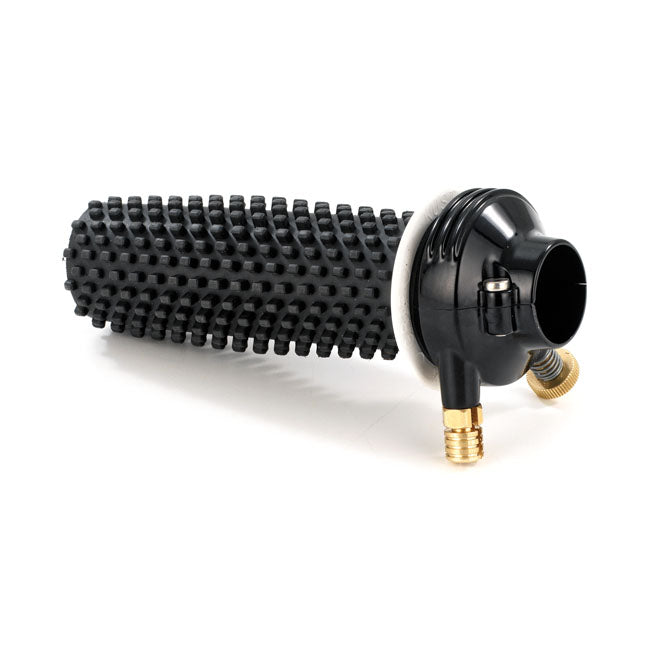 Kustom Tech K-Tech DeLuxe External Throttle Housing. Black Aluminum – 1" / 25.4mm Handlebars
