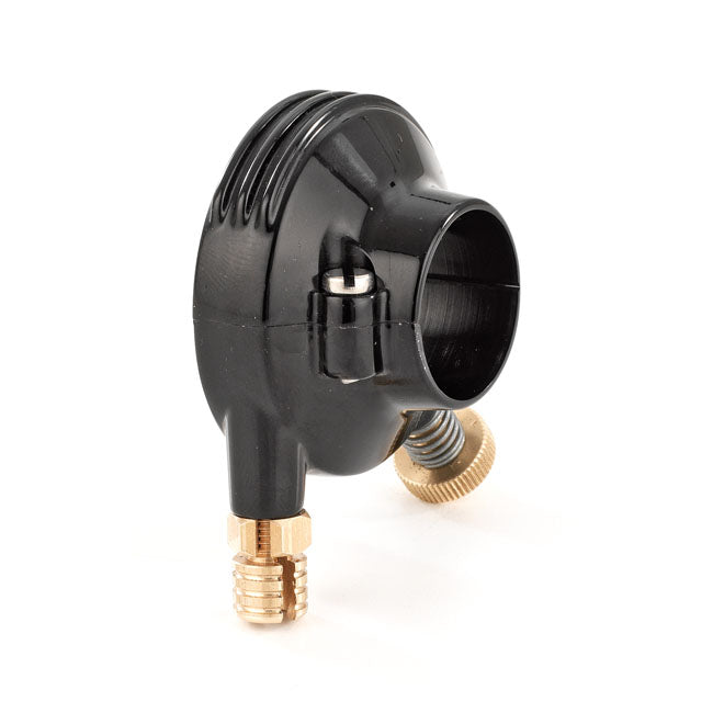Kustom Tech K-Tech DeLuxe External Throttle Housing. Black Aluminum – 1" / 25.4mm Handlebars