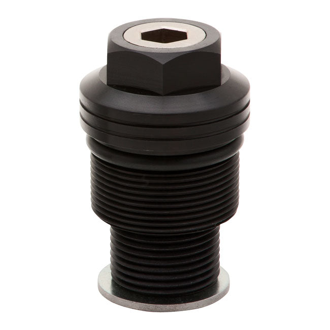 Burly 39mm Fork Spring Preload Adjusters. Black Anodized – 39mm Fork Tube Models: 1987–1994 FXR…
