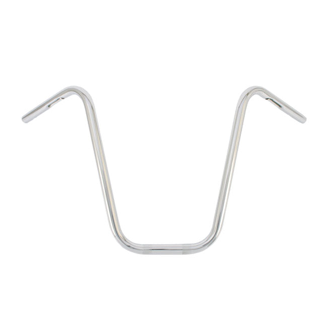 Burly 1" Narrow Apes Handlebar. Chrome, 16" Rise – 1982–2022 H-D with 1" I.D. Risers