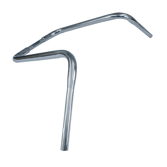 Burly Brand 18 Inch Gorilla Apehanger Handlebars in Chrome For 2008-2021 FLHR Touring Models