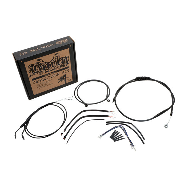 Burly Apehanger Cable/Line Kit – 1996–2003 XL Sportster with Single Disc
