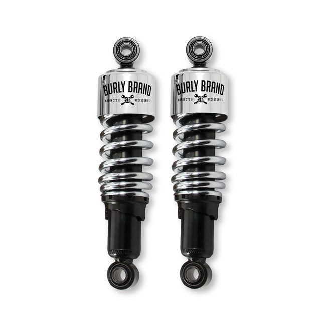 Burly Slammer 10.5" Lowering Shocks. Chrome – 1997–2013 FLHR; 1980–2013 FLHT…