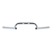Burly 1" Clubman Bars. Chrome – 1982–2022 H-D with 1" I.D. Risers