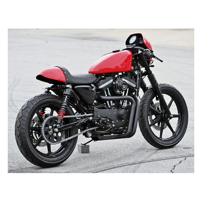 Burly Brand Cafe Tail Section Seat For Harley-Davidson 1986-2003 Sportster Motorcycles: Partial Cover