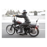 Burly Sissy Bar. 13" Black, No Backrest Pad – 2004–2022 XL Sportster XL1200CX)