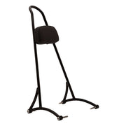 Burly Sissy Bar. 20" Black, with Backrest Pad – 2004–2022 XL Sportster XL1200CX)