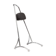 Burly Sissy Bar. 20" Chrome, with Backrest Pad – 2004–2022 XL Sportster XL1200CX)