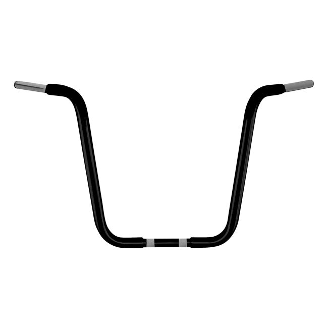 Wild1 1-14" Chubby Apehangers. Black, 16" Rise – 1982–2024 H-D Mech. or E-Throttle with…