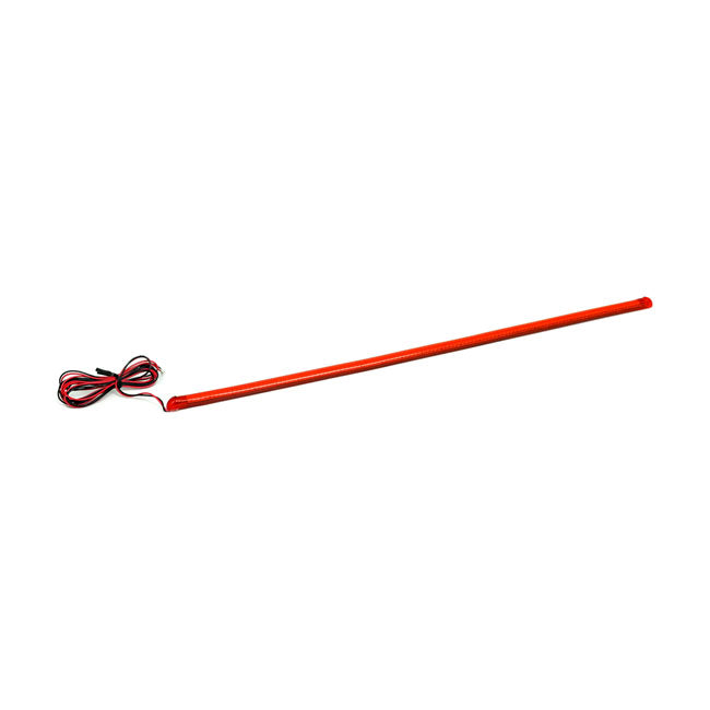 Custom Dynamics TruFLEX 115-Red LED with Red Tubing Professional Grade Flexible Lighting Strip