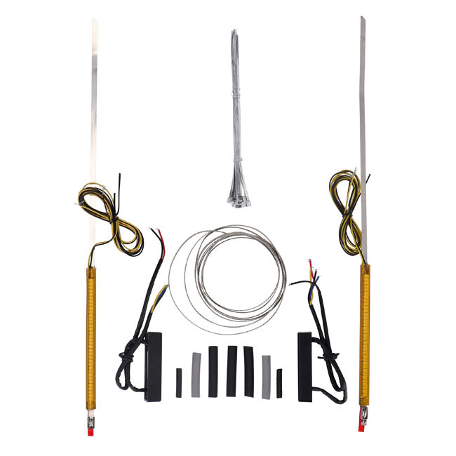Custom Dynamics TruWRAPZ® LED Turn Signals – 41mm Fork Legs