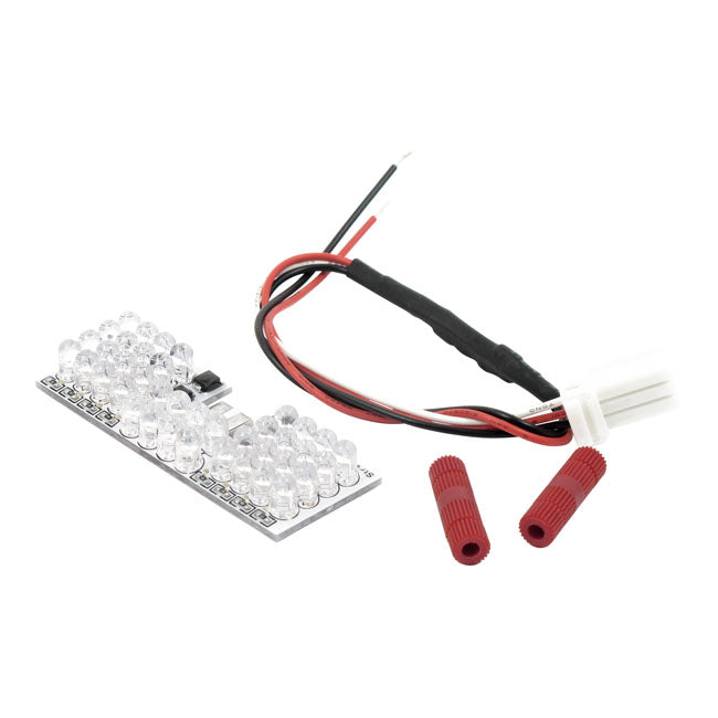Custom Dynamics Rear Fender Tip Red Dual-Intensity LED Light for 1984-2008 Harley-Davidson Touring and 1986-2017 Harley-Davidson Softail Motorcycles