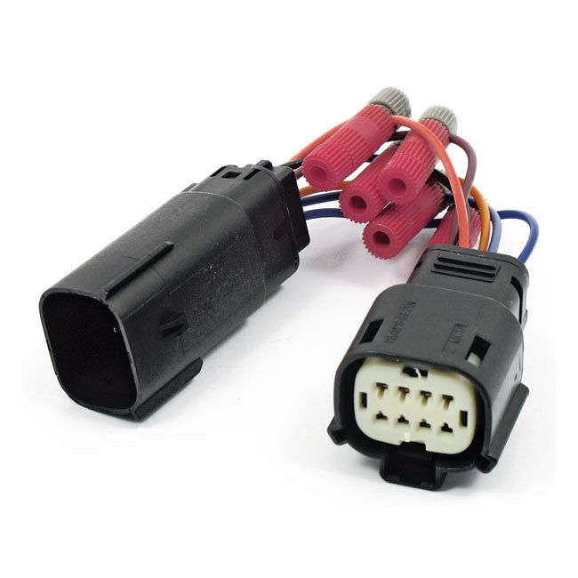 Custom Dynamics Plasma Rod Standard 8 Pin Adaptor For 2010-2012 FLHX CVO, FLTR CVO, 2012-2013 FLTRC CVO, FLHR CVO, Road King CVO Models