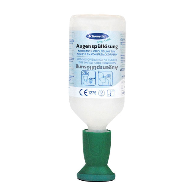 500cc eye wash. Dirt - Sodium chloride solution 0.9%