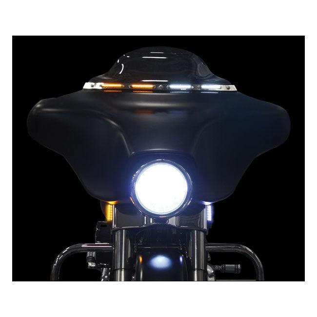 Custom Dynamics Billet Dynamic LED Strips Turn Signals – 2006–2013 FLHX; 1997–2013 FLHT W/O…