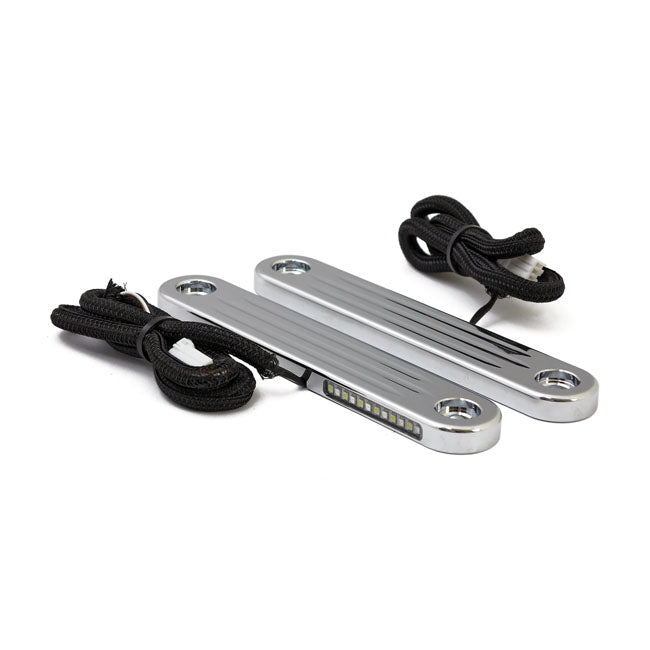 Custom Dynamics Billet Dynamic LED Strips Turn Signals – 2006–2013 FLHX; 1997–2013 FLHT W/O…