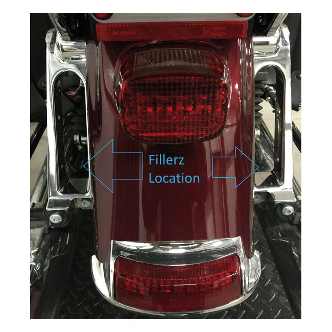 Custom Dynamics Saddlebag Filler Panel Set for 14-20 Electra Glide Ultra Classic/Low, Ultra Limited/Low, Road Kings, Road Glides