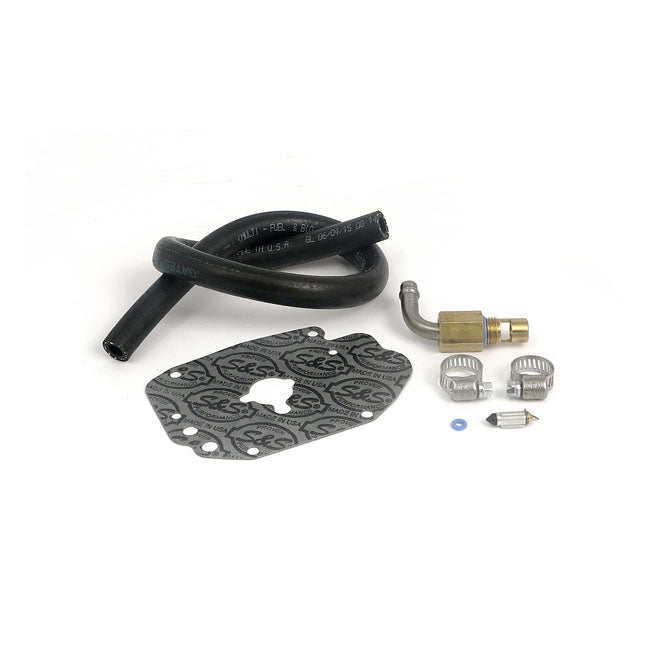 90° Fuel Line Bowl Update Kit. S&S Super E/G – S&S Super E/G Carburetor