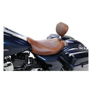 Mustang Wide Tripper Solo Seat. With Rider Backrest – Touring: 2008–2025 FLT/TouringFLH…