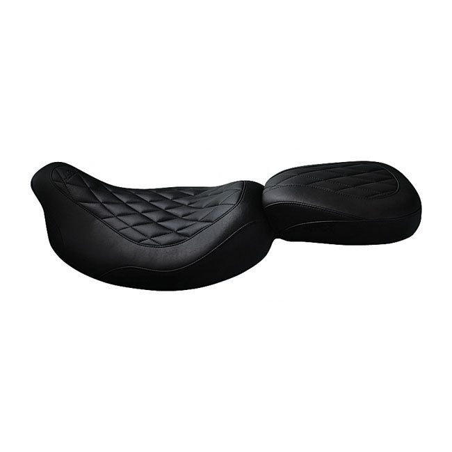 Mustang Wide Tripper Solo Seat – Touring: 2008–2025 FLT/TouringFLH…