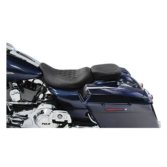 Mustang Wide Tripper Passenger Seat – Touring: 1997–2025 FLT/TouringFLH…