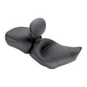Mustang Standard Touring Solo Seat. With Rider Backrest – 1997–2007 FLHR; 2006–2007 FLHX