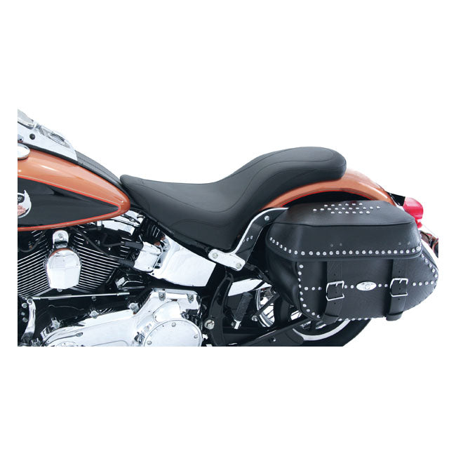 Mustang DayTripper 2-Up One-piece Seat – 2000–2017 Softail with Up to 150mm…