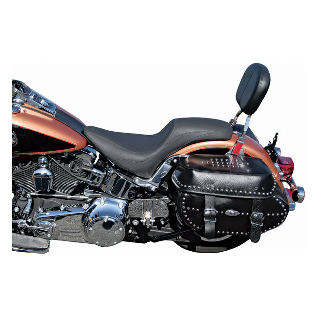 Mustang Tripper Fastback 2-Up One-piece Seat – 1984–1999 Softail with Up to 150mm Rear…