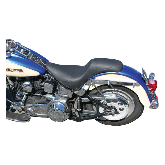 Mustang Tripper Fastback 2-Up One-piece Seat – 1984–1999 Softail with Up to 150mm Rear…