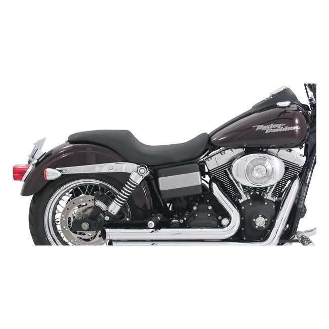 Mustang Tripper Fastback 2-Up One-piece Seat – 2006–2017 Dyna