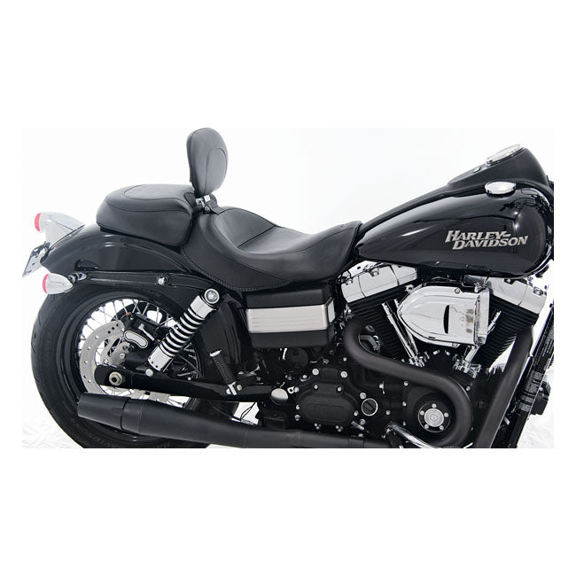 Mustang Wide Touring Passenger Seat. Recessed – 2006–2017 Dyna with Mustang Vintage Dyna…