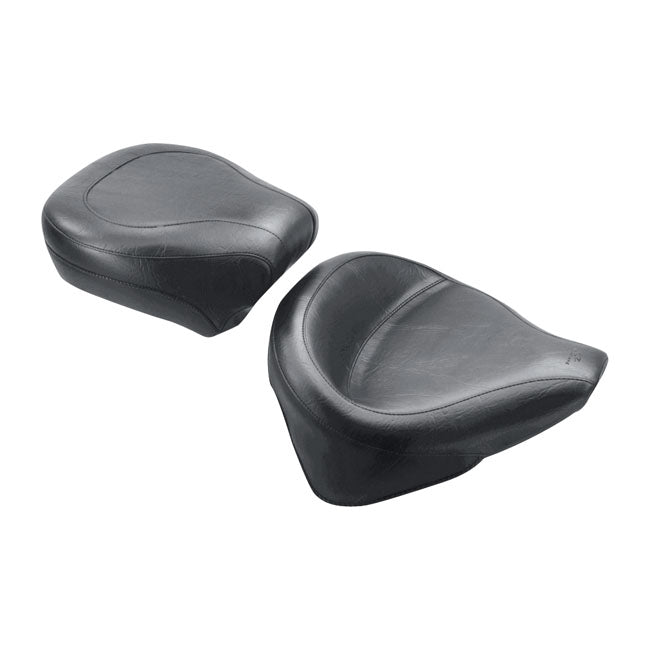 Mustang Wide Touring Solo Seat – 2000–2006 Softail with Up to 150 Stock…