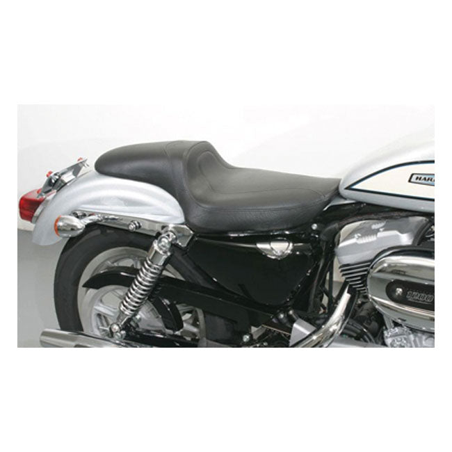 Mustang Fastback 2-Up Seat – 2004–2022 XL Sportster with 3.3 Gallon…