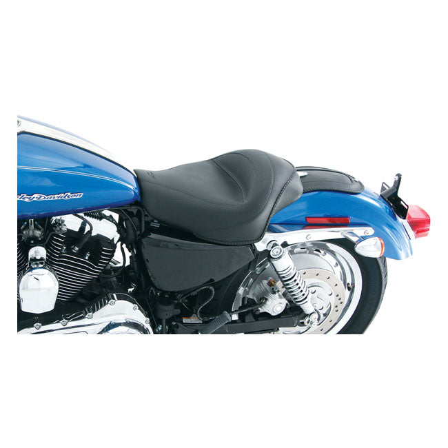 Mustang Standard Touring Solo Seat – 2004–2022 XL Sportster with 2.1 & 3.3…