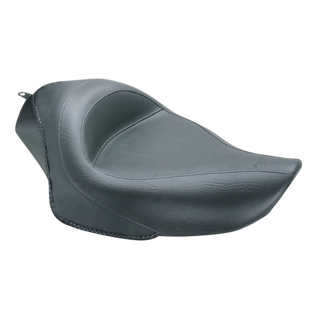 Mustang Standard Touring Solo Seat – 2004–2022 XL Sportster with 4.5 Gallon…