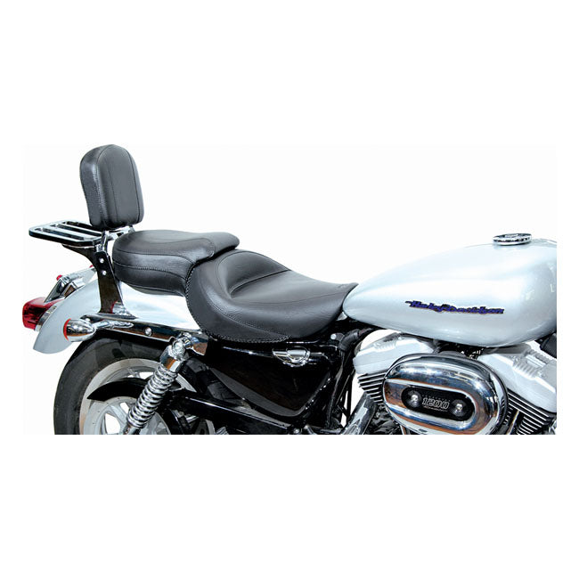 Mustang Standard Touring Seat – 2004–2022 XL Sportster with 4.5 Gallon…