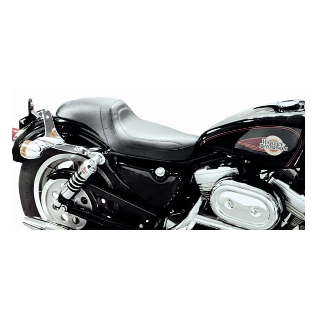 Mustang Fastback 2-Up Seat – 1996–2003 XL Sportster with 3.3 Gallon…