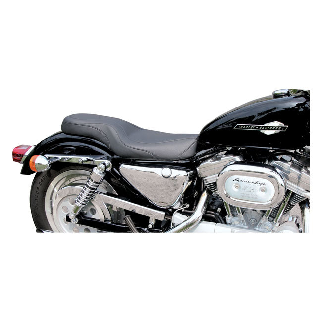 Mustang DayTripper 2-Up One-piece Seat – 1996–2003 XL Sportster with 2.2 and 3.3…
