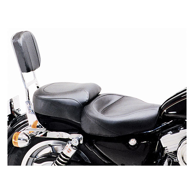 Mustang Wide Touring Seat – 1982–2003 XL Sportster with 3.3 Gallon…