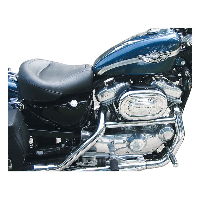 Mustang Wide Touring Solo Seat – 1982–2003 XL Sportster with 3.3 Gallon…