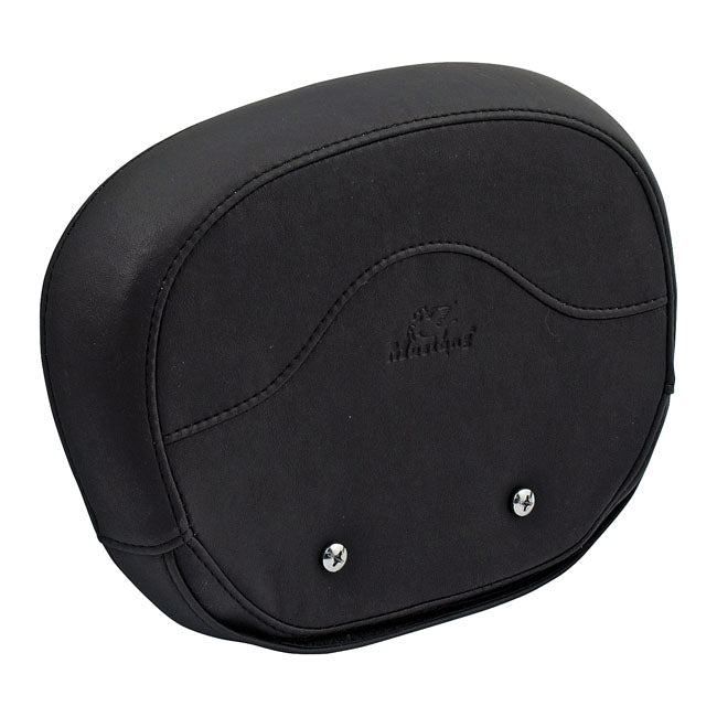 Mustang Vintage Sissy Bar Back Pad. Black – 2006–2017 Softail with 200mm Tire
