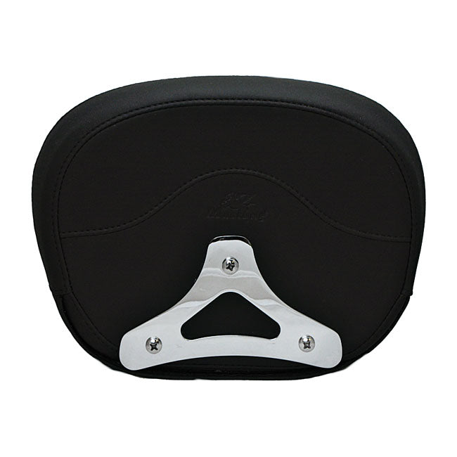 Mustang Sissy Bar Back Pad. Black. Smooth – 1997–2025 FLT/Touring